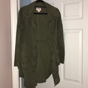 Navy green utility jacket